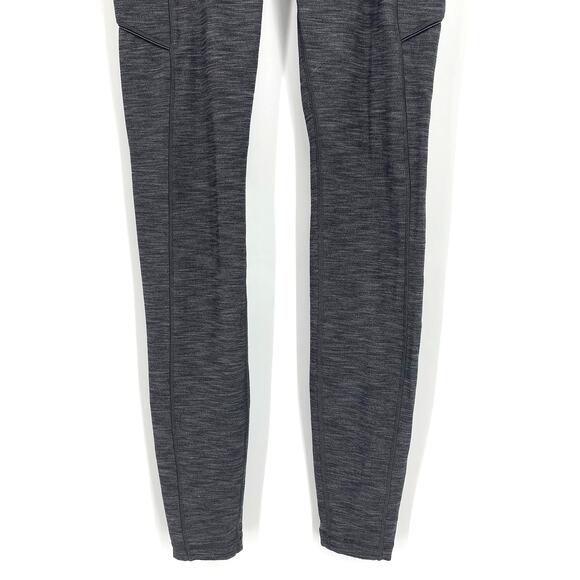 Lululemon Speed Up Tight Full On Luxtreme Brushed 28" Heathered Black Size 4 - Picture 4 of 10